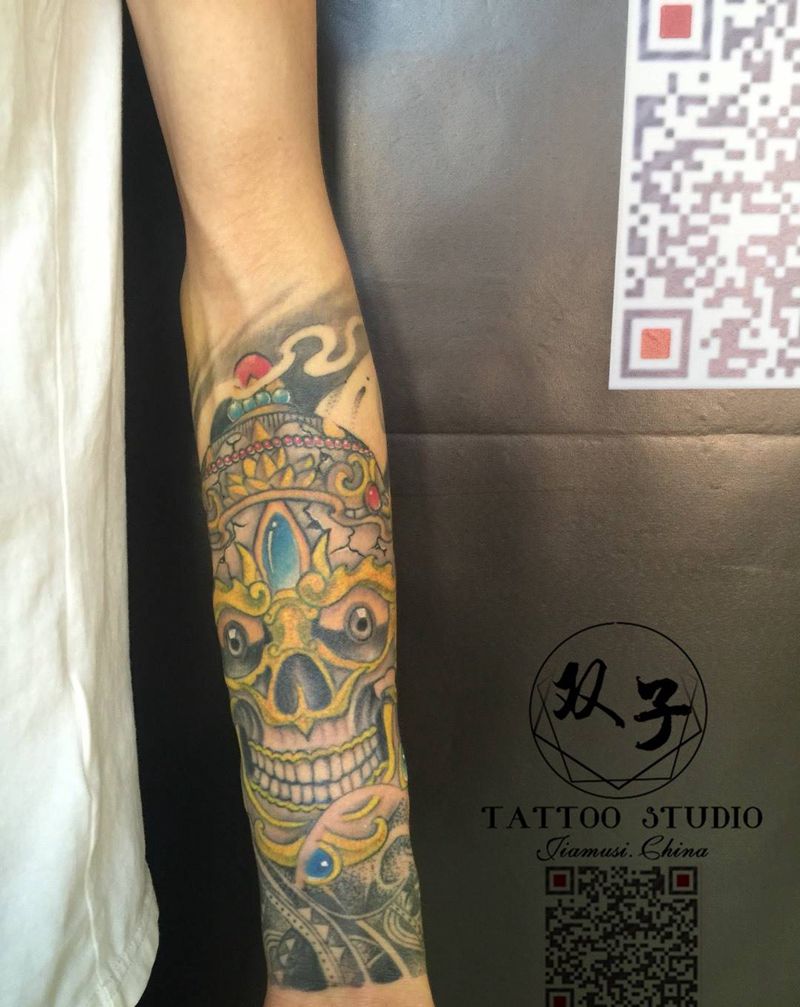 嘎巴拉纹身图片