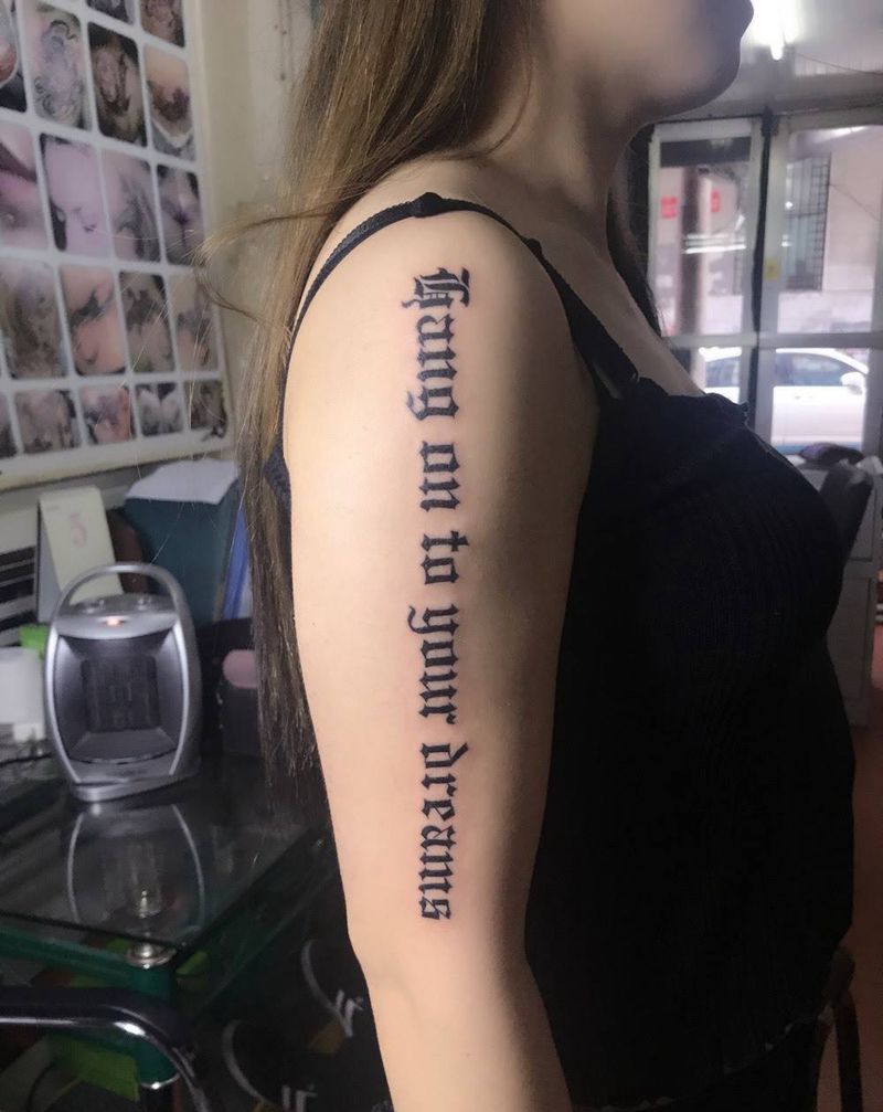 个性英文纹身纹身图片