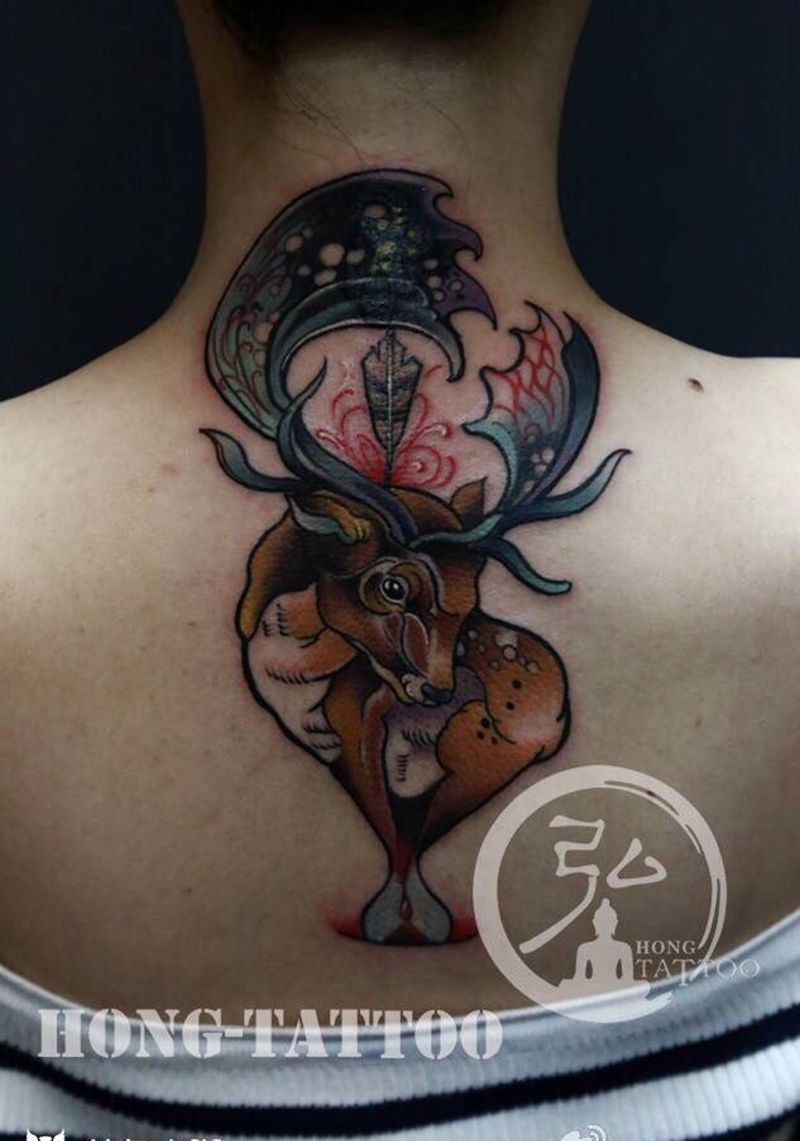 近期school纹身图片