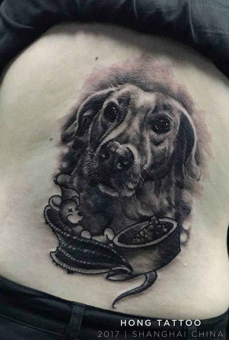 狗纹身图片