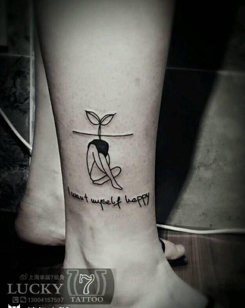 字母|图腾|幸运7纹身纹身图片_图腾成品纹身图案