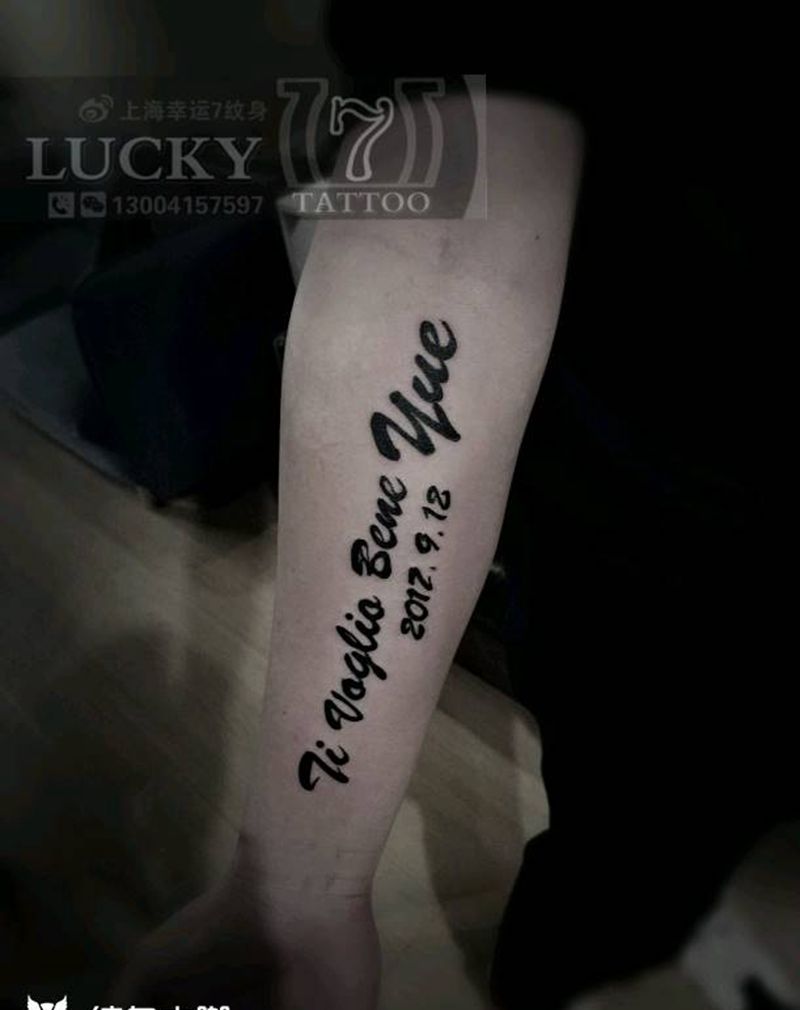 字母|图腾|幸运7纹身纹身图片_手臂字符图腾成品纹身图案