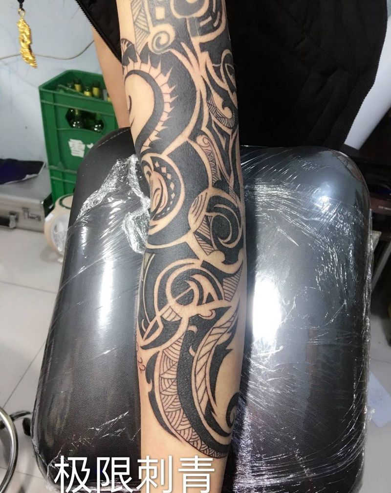 玛雅图腾纹身图片