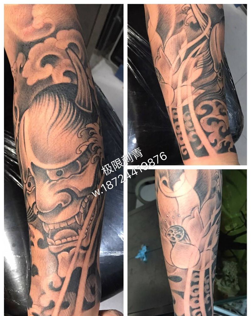 小包臂纹身图片
