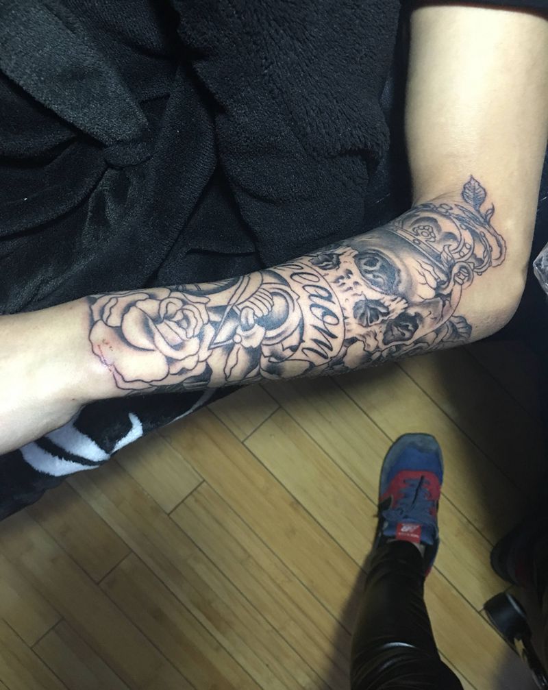 下次整纹身图片_手臂纹身图案