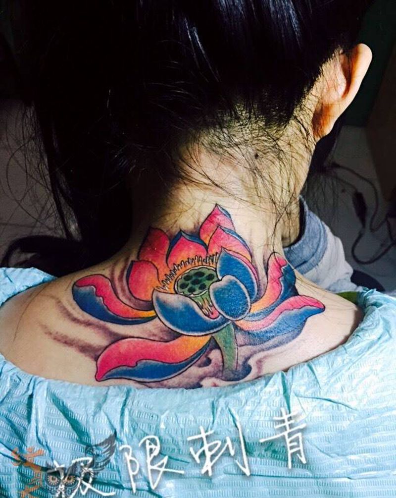 小图，纹身图片_成品背部颈部手臂手部腿部脚部传统欧美动物纹身图案