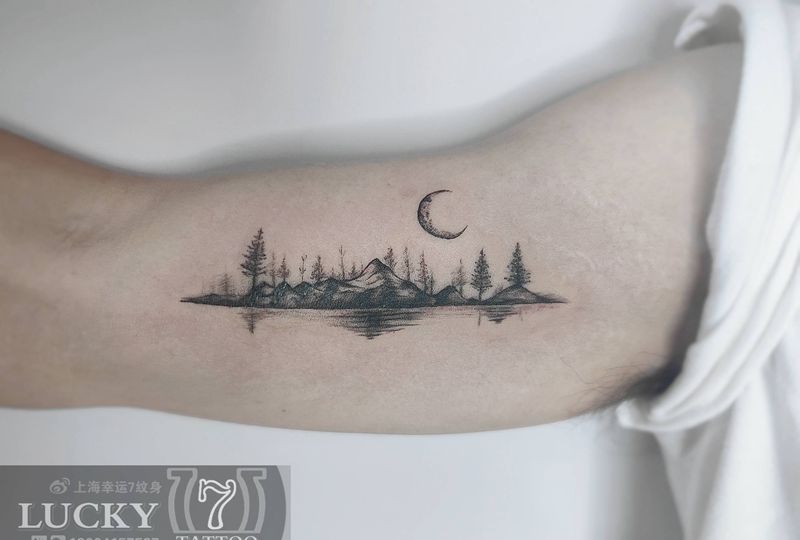 遮盖|小山|幸运7纹身纹身图片_手臂遮盖纹身图案