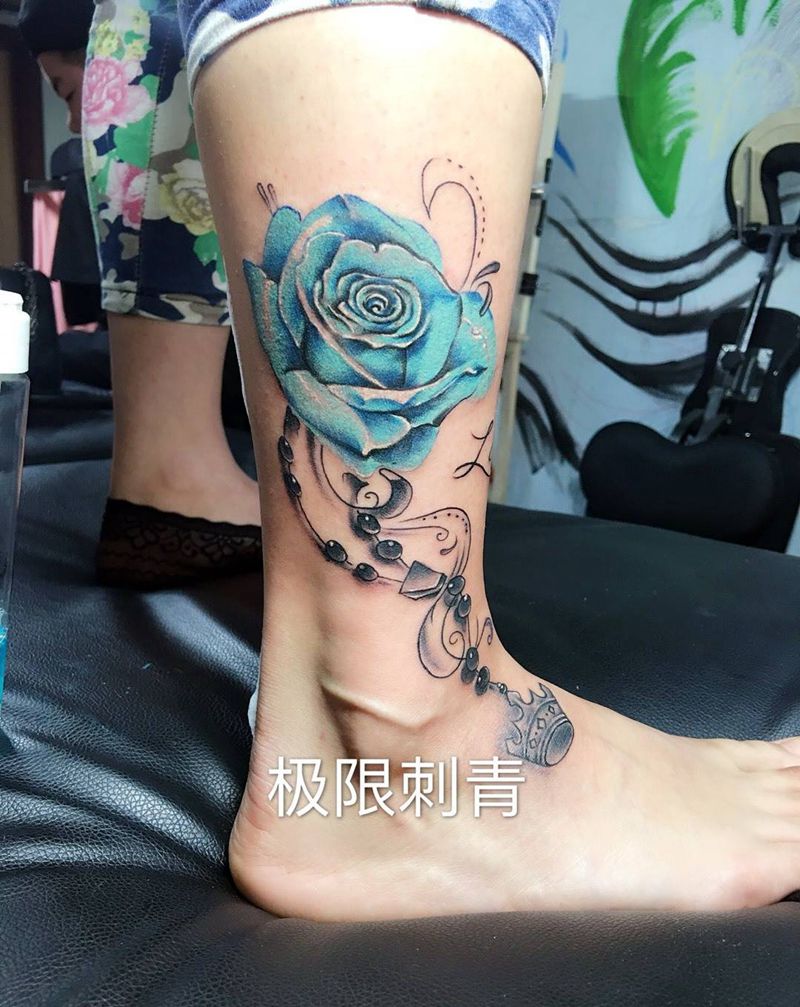 脚部纹身纹身图片