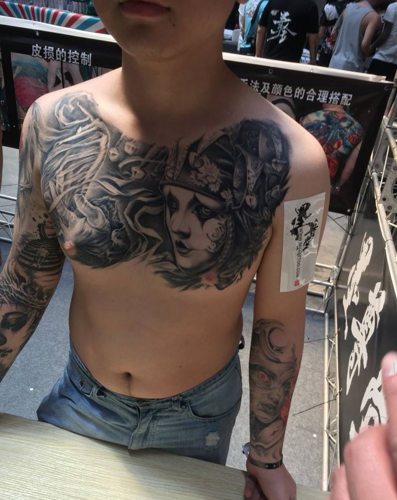 廊坊展会纹身图片