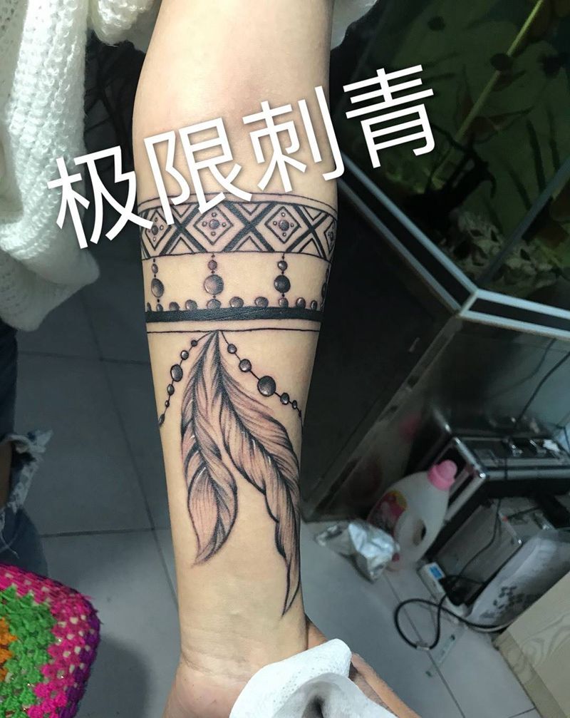 手环纹身图片