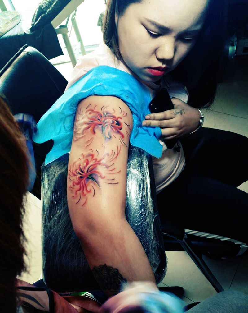 彼岸花随便拍一张纹身图片