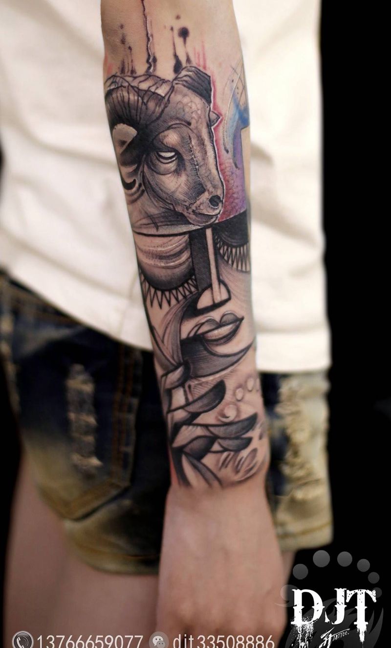 创意作品by阿开纹身图片