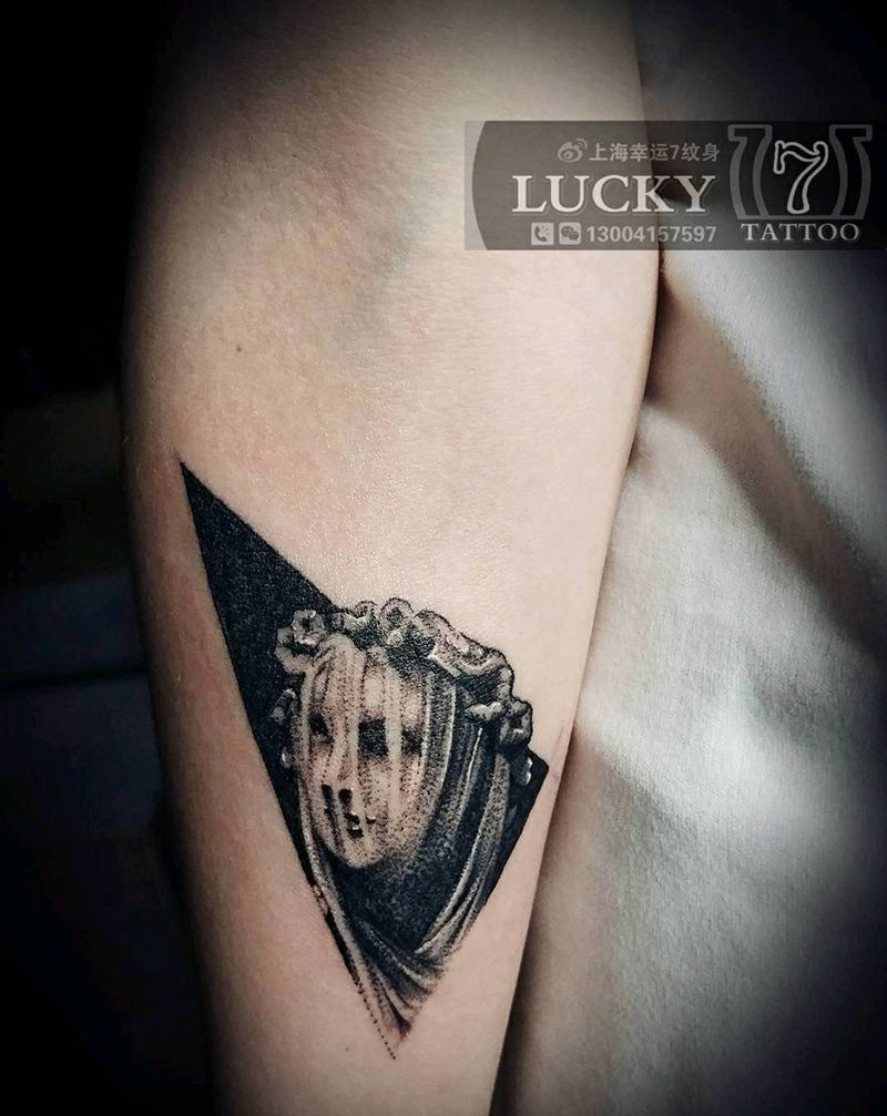 点刺|幸运7纹身纹身图片_手臂点刺纹身图案