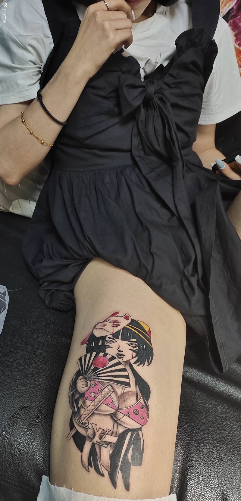 xl纹身图片_腿部新传统纹身图案