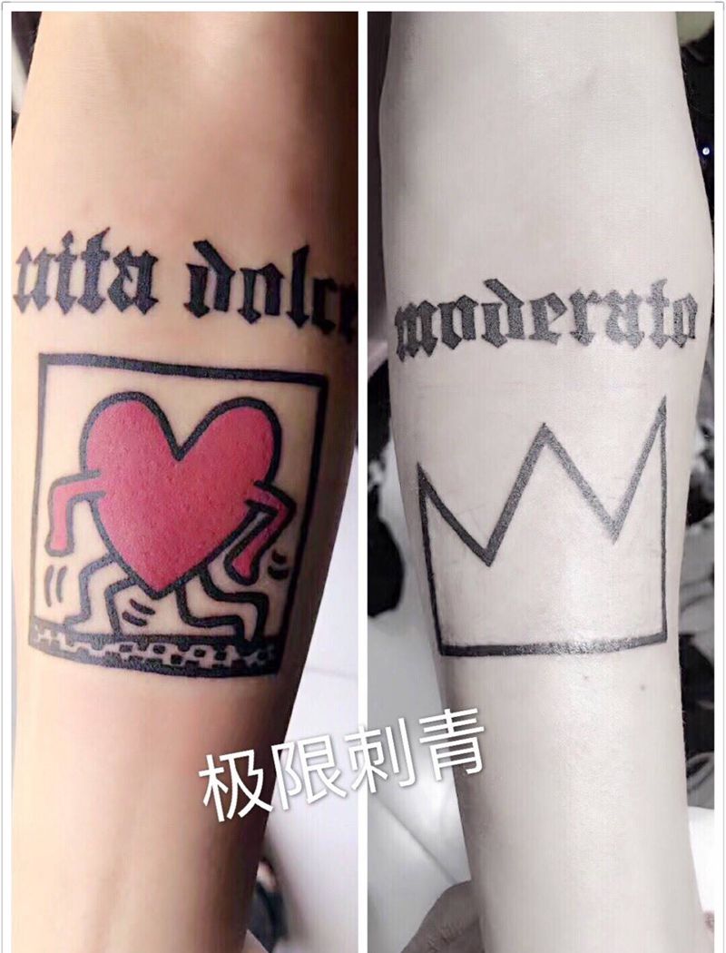 权志龙手臂纹身。纹身图片