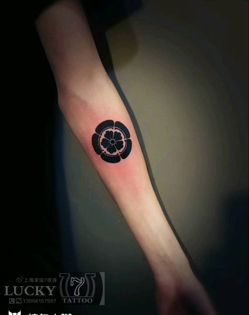 图腾花纹身纹身图片_手臂图腾成品纹身图案