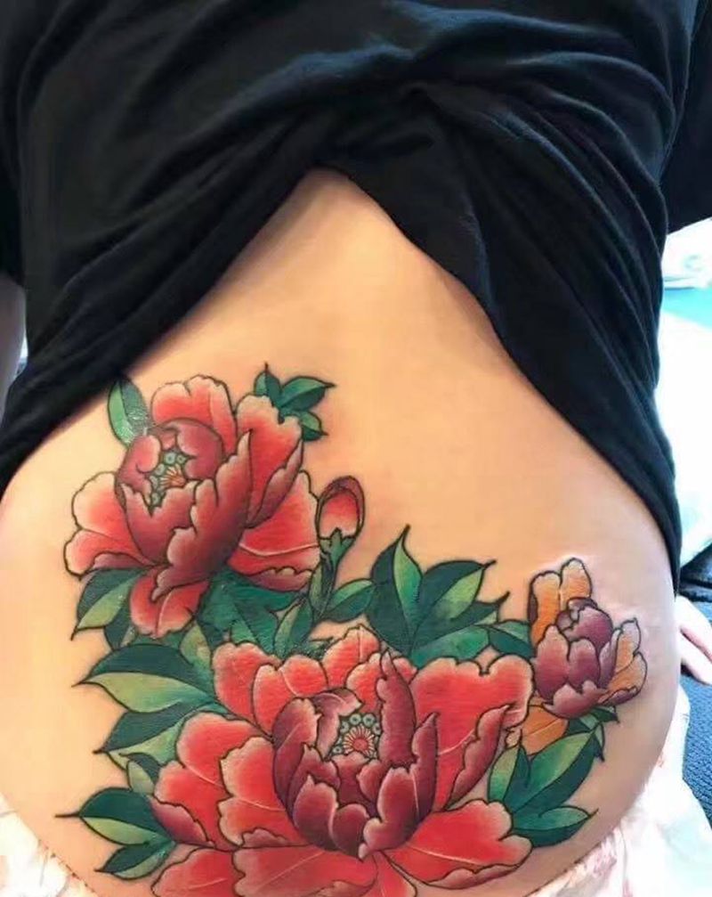 腰花，纹身图片