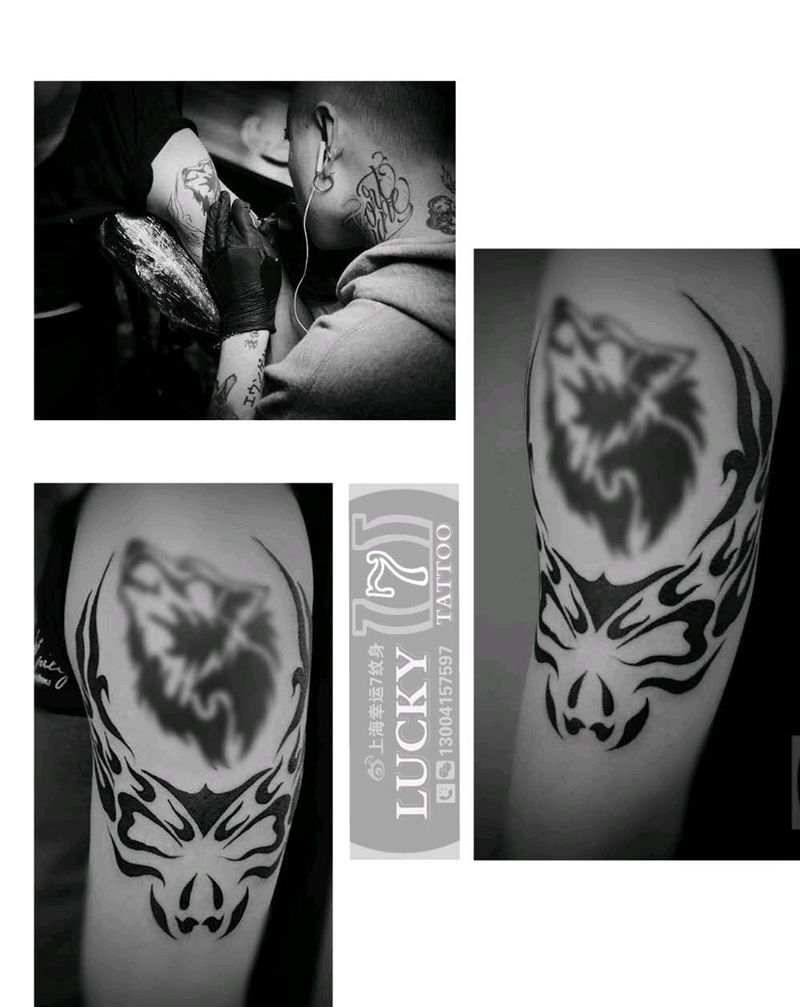骷髅图腾|幸运7纹身纹身图片_手臂图腾纹身图案