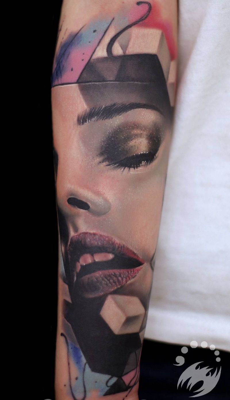 高级灰作品by阿开纹身图片