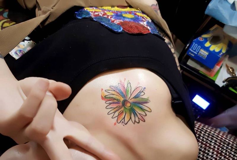 失败线修改上色纹身图片