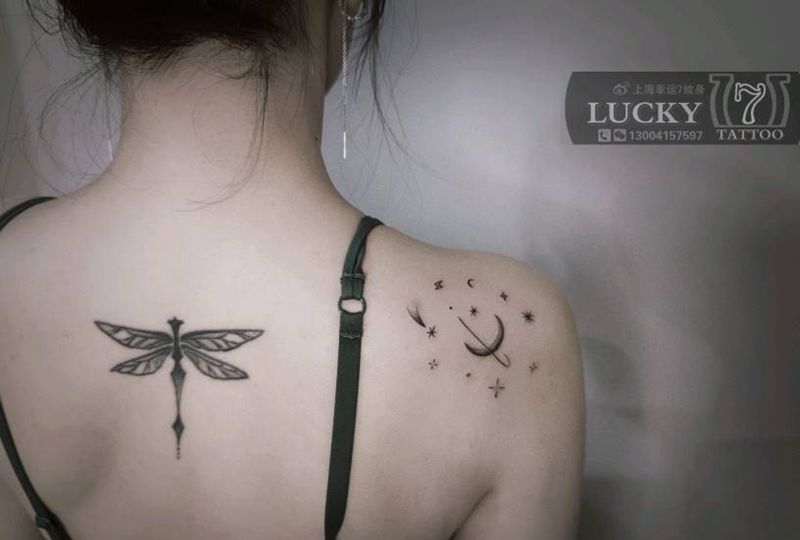 小清新图腾|幸运7纹身纹身图片_图腾纹身图案