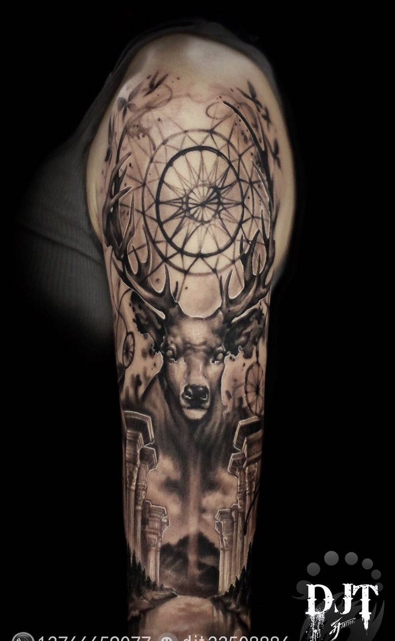 捕获一切的美梦.纹身图片