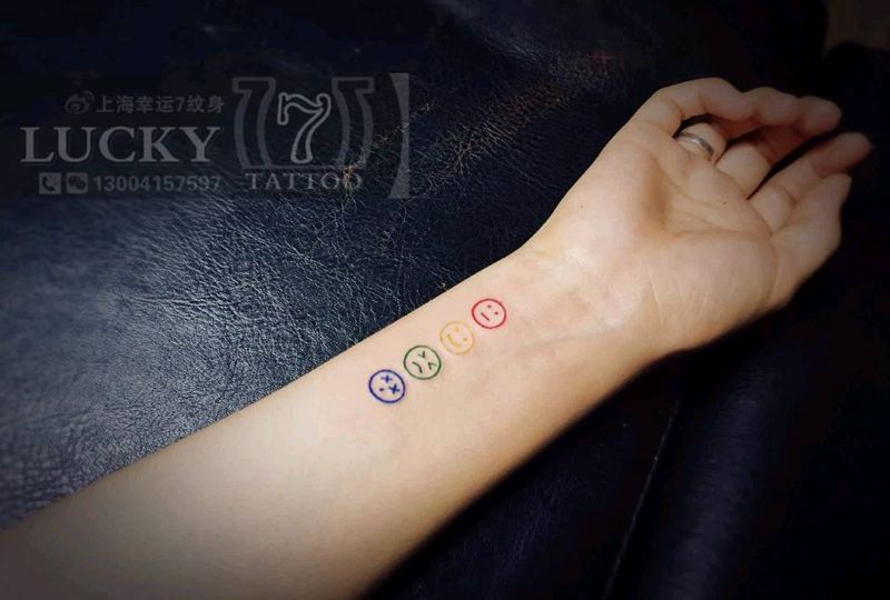 小图腾|小字母|幸运7纹身纹身图片_手臂图腾纹身图案