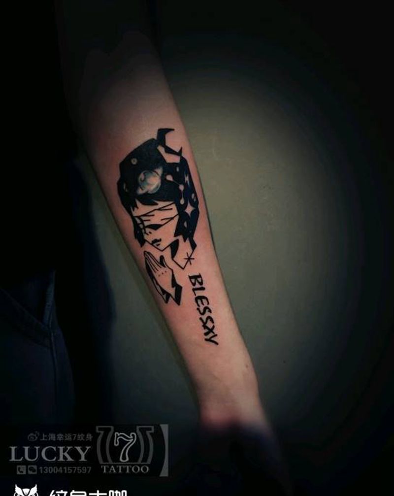 插画图腾|幸运7纹身纹身图片_手臂图腾成品纹身图案