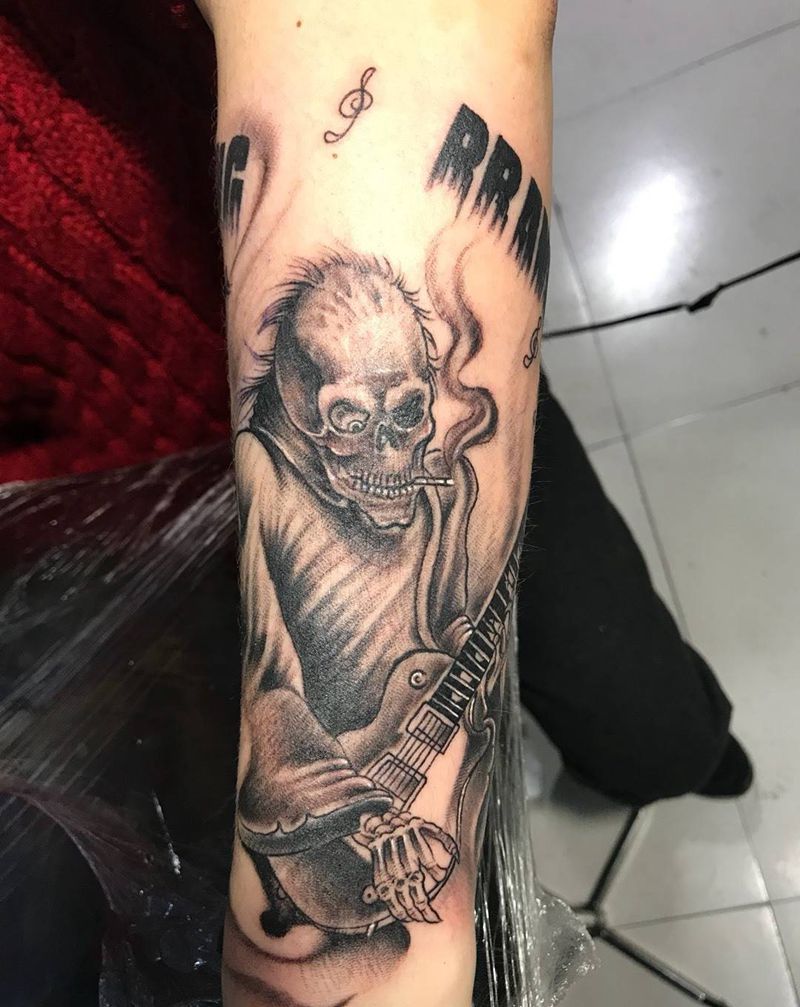 小包臂纹身图片