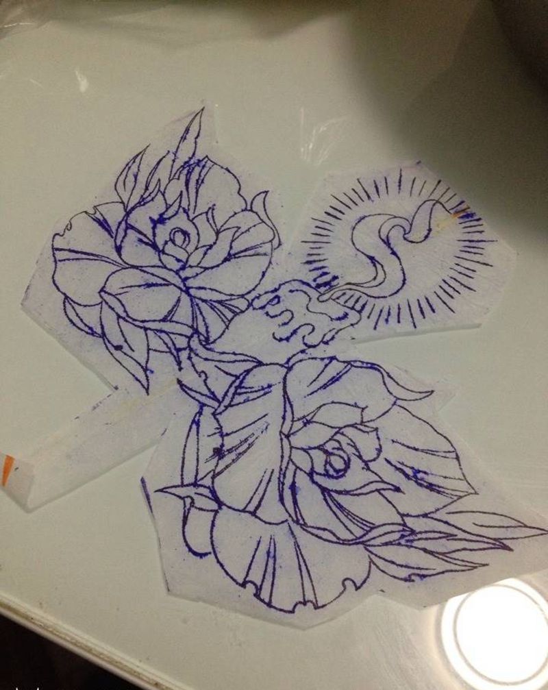 遮盖ing纹身图片