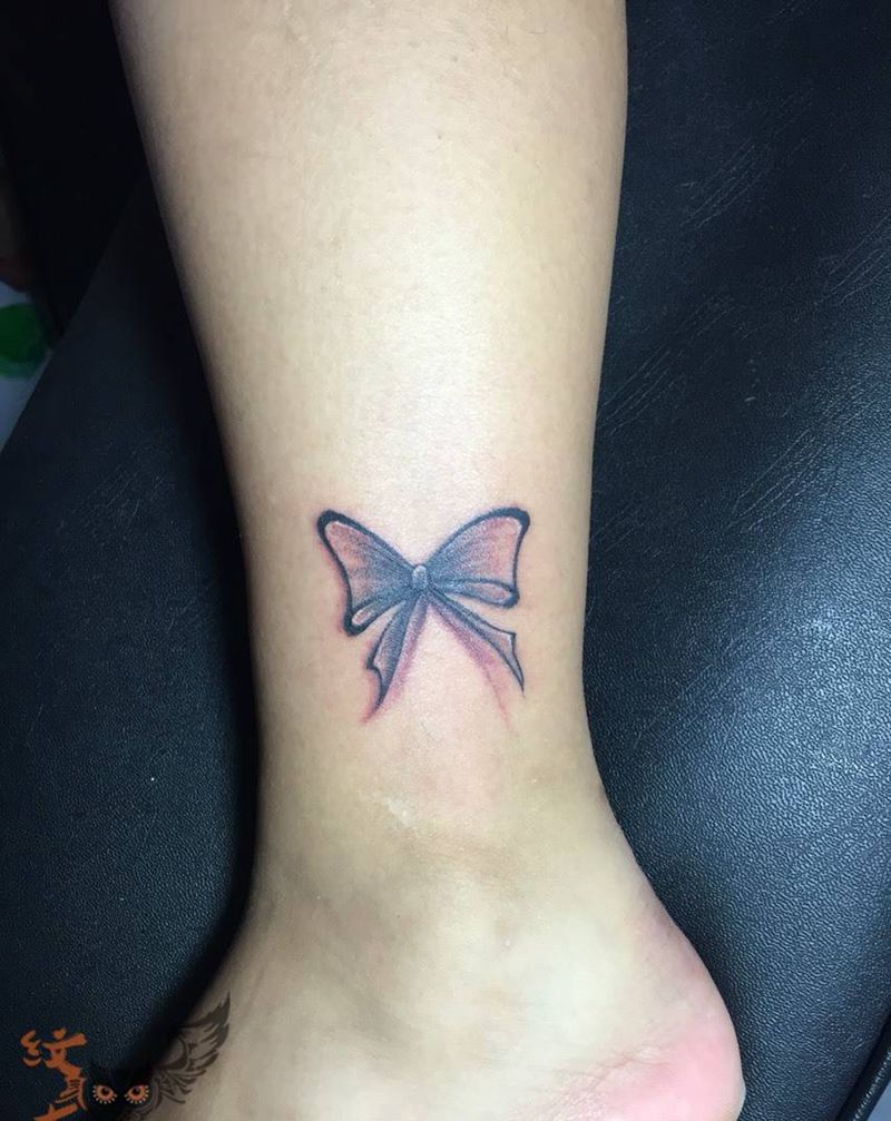 小图纹身图片_成品腿部脚部传统字符原创纹身图案