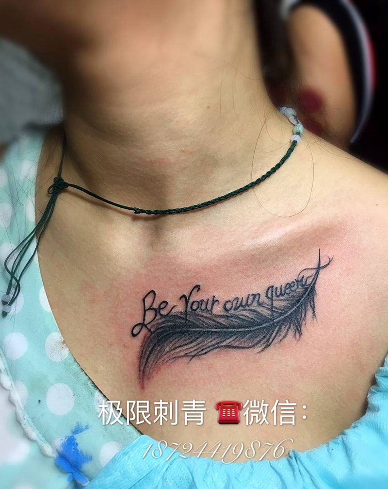 羽毛纹身纹身图片