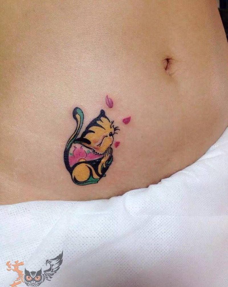 又一遮盖疤痕纹身图片