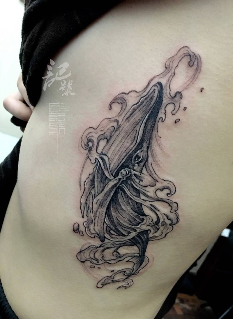 鲸纹身图片