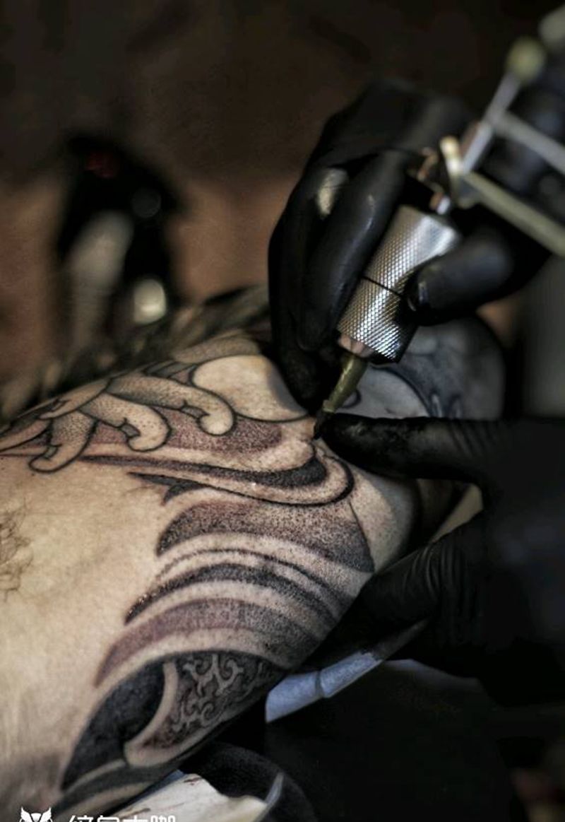 大黑天纹身图片_手臂传统人物鬼神原创汉刺青成品纹身图案