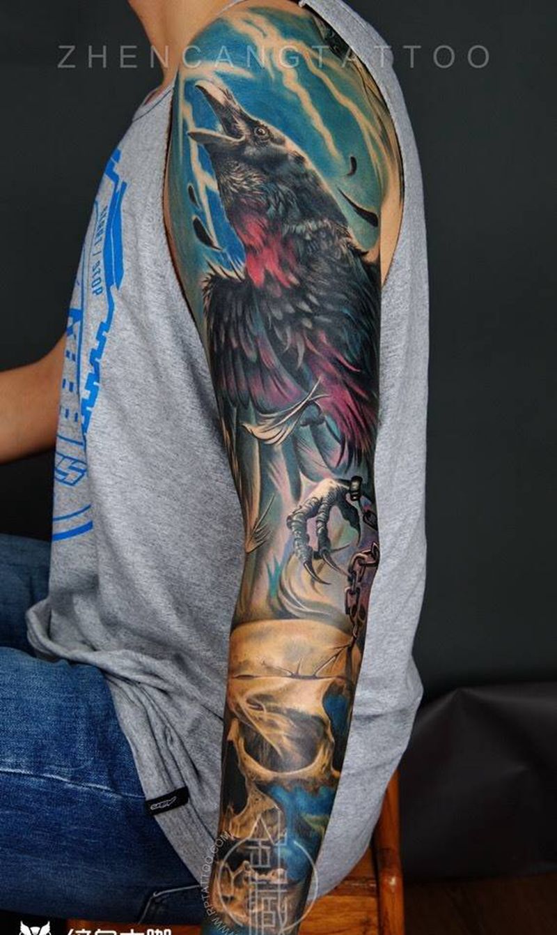 针藏刺青纹身作品纹身图片