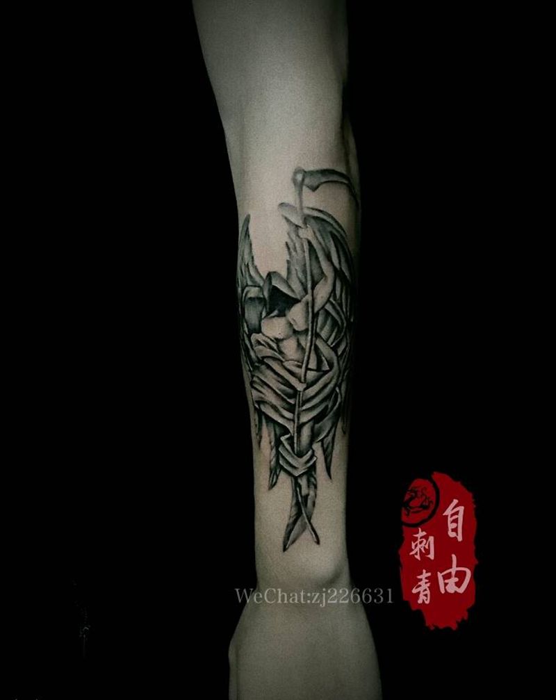 t天使纹身图片