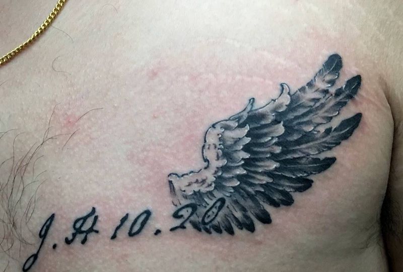 当爸爸了！须要记录一下！纹身图片