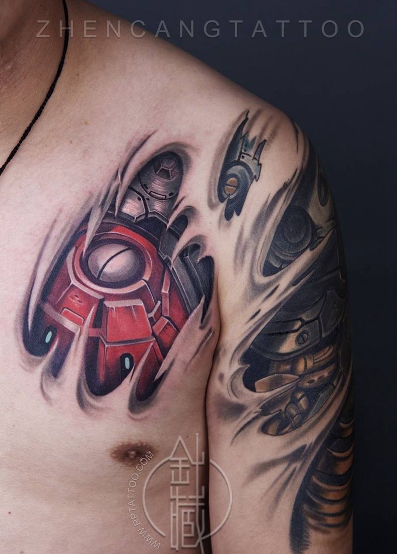 针藏刺青纹身作品纹身图片