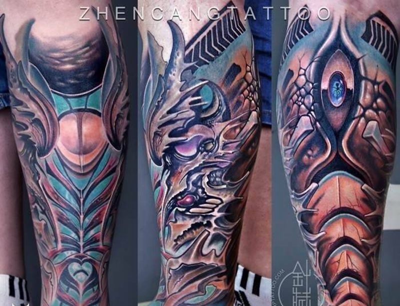 针藏刺青纹身作品纹身图片