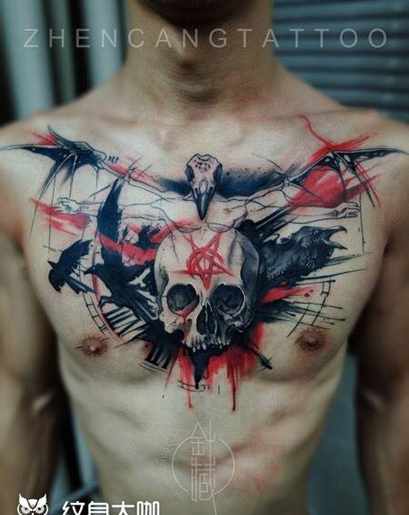 针藏刺青纹身作品纹身图片