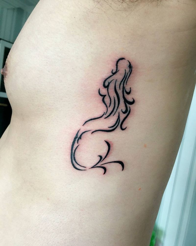 最爱美人鱼纹身图片