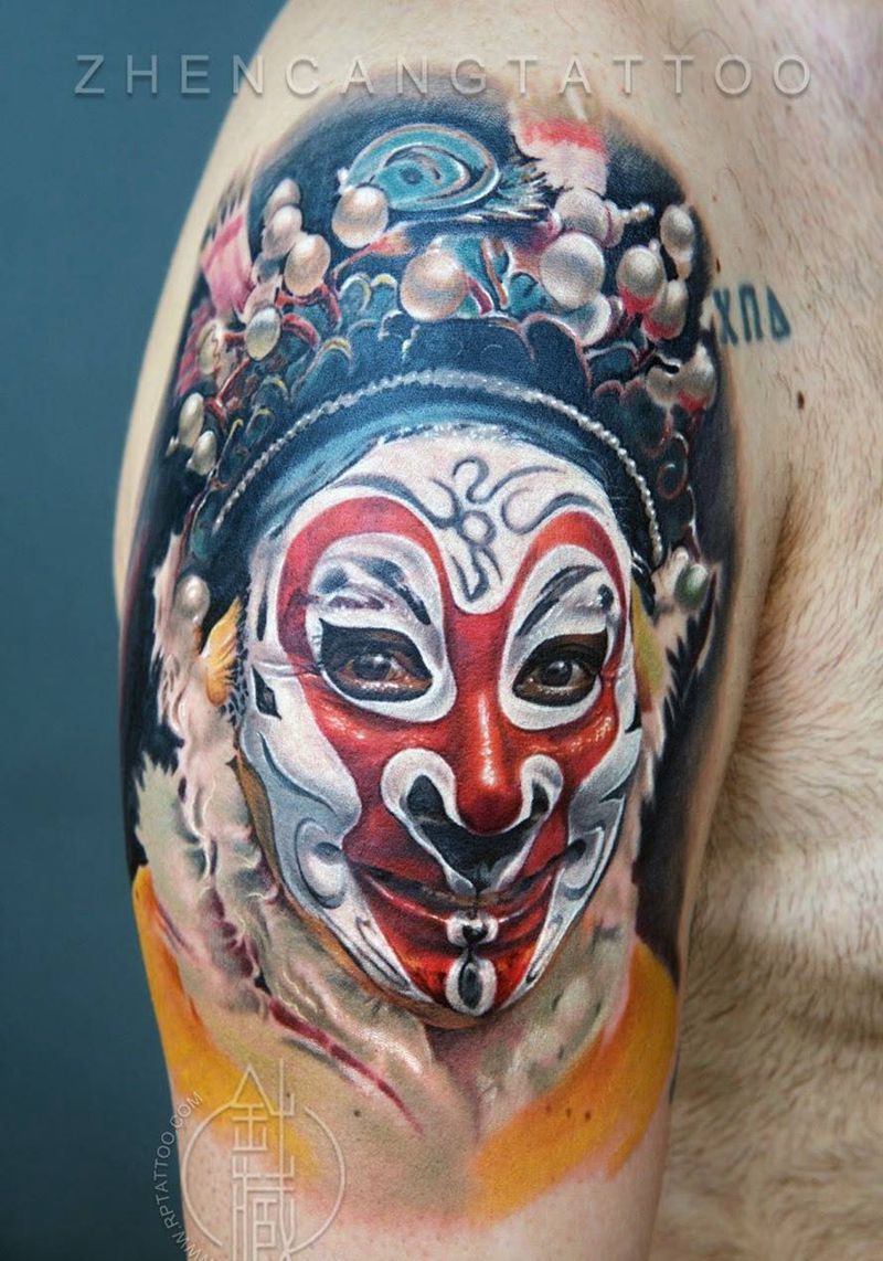 针藏刺青纹身作品纹身图片_成品欧美针藏刺青邵钢纹身图案