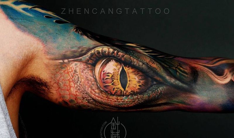 针藏刺青纹身作品纹身图片