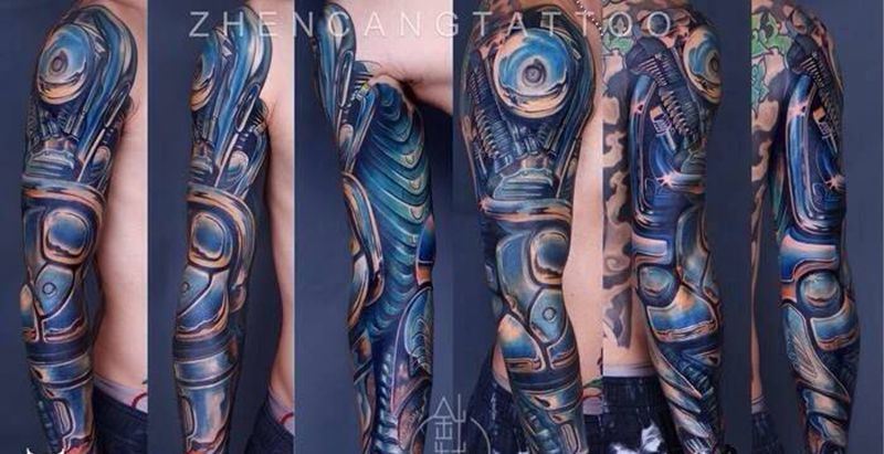 针藏刺青纹身作品纹身图片