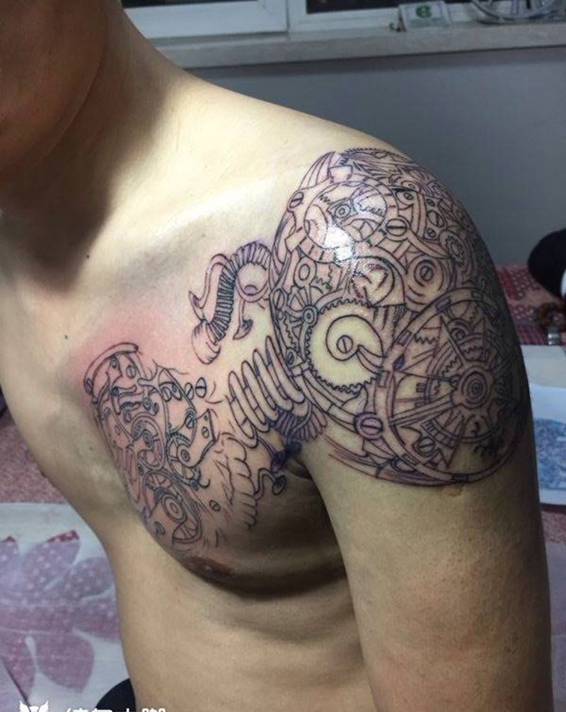 明天继续纹身图片