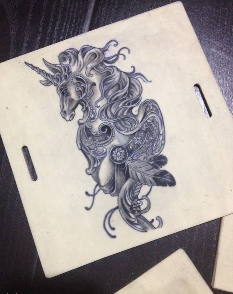 学习成果—学员纹身图片