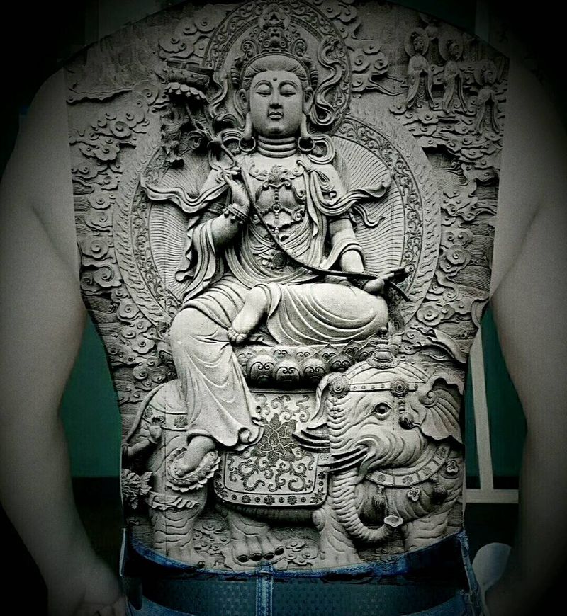 模特图纹身图片