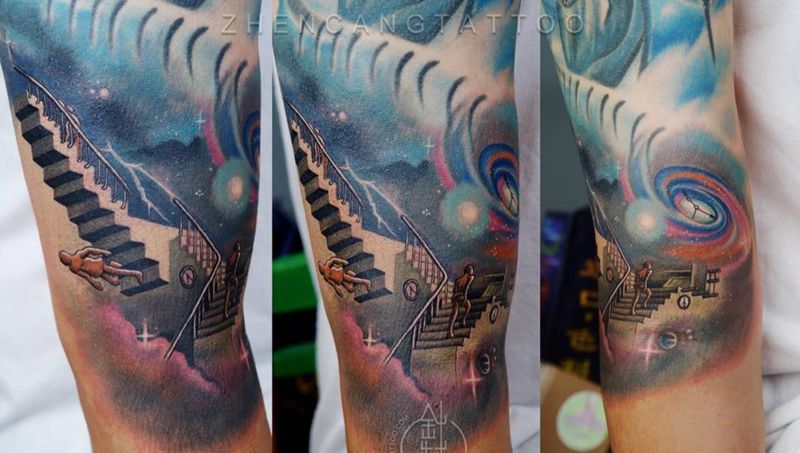 针藏刺青纹身作品纹身图片