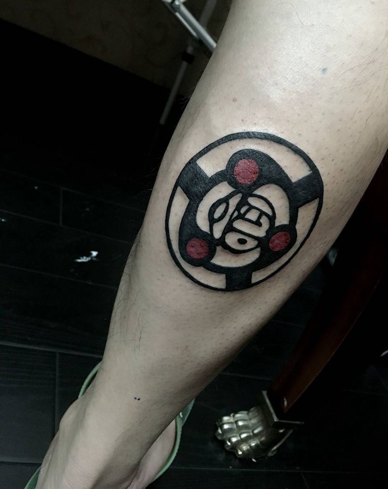 一位有个性的客人！记号达奇纹身图片